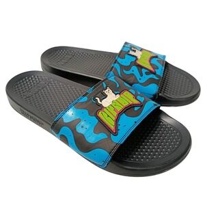 RIPNDIP Men's Size 11 Psychedelic Slides Nerm Blue Black